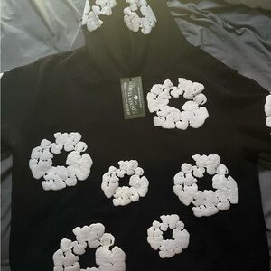 Black denim tears hoodie